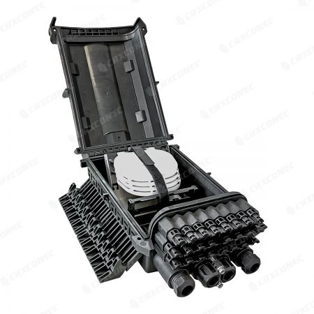 Scatola di distribuzione ottica IP67 a 96 core per cavo di derivazione da 24 PC-3